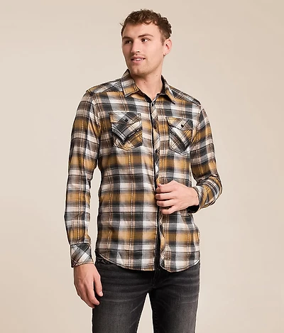 Plaid Standard Stretch Shirt
