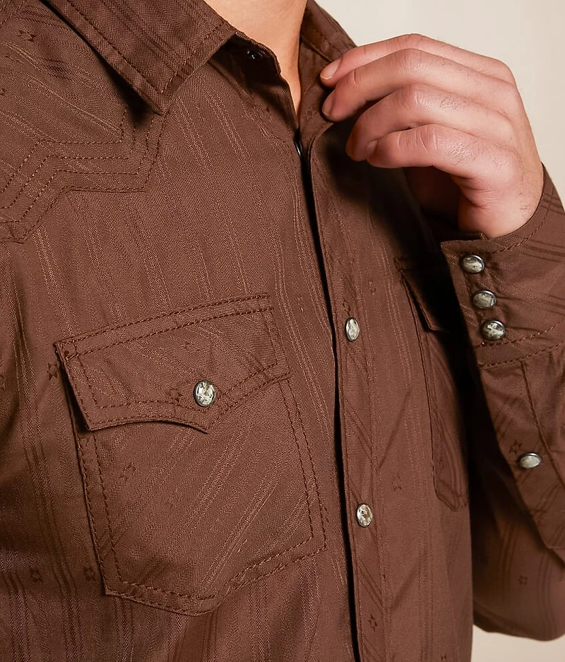 Tonal Southwestern Athletic Shirt