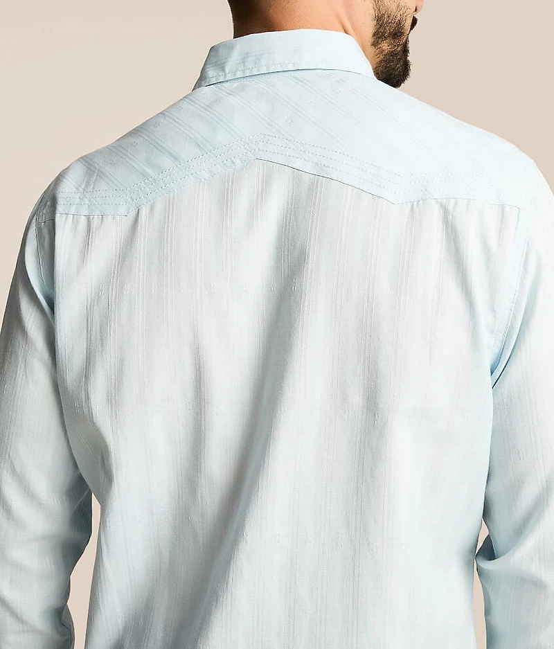 Tonal Striped Athletic Shirt