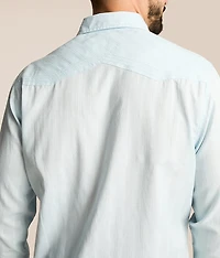 Tonal Striped Athletic Shirt