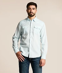 Tonal Striped Athletic Shirt