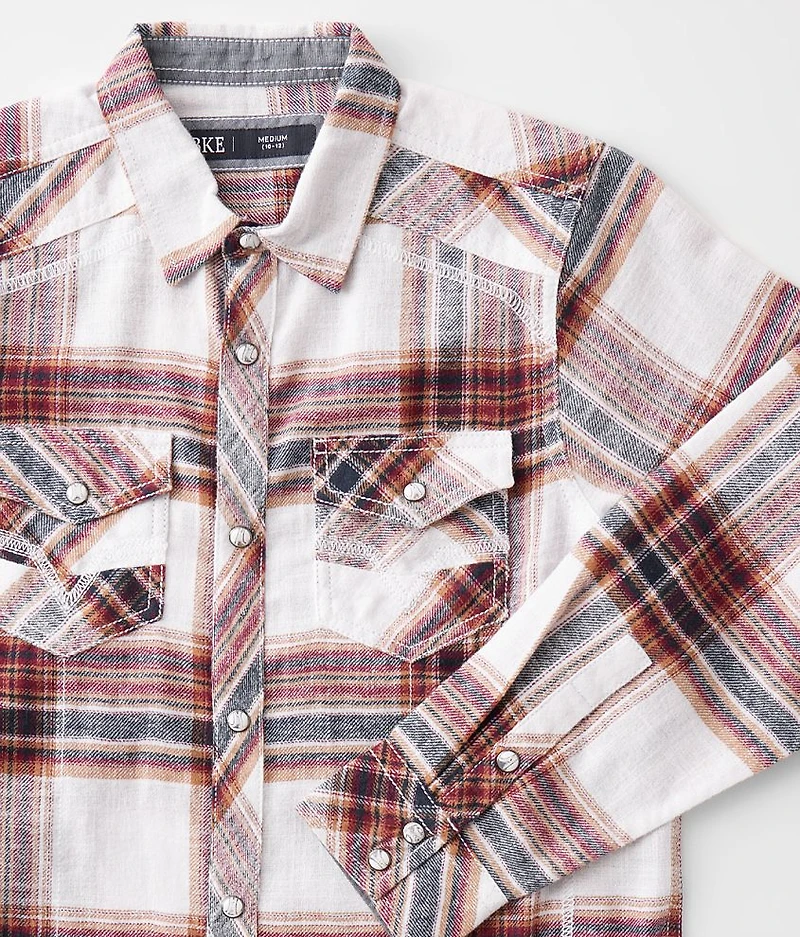 Boys - Brushed Plaid Shirt
