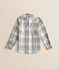 Boys - Plaid Stretch Shirt