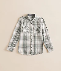 Boys - Plaid Stretch Shirt