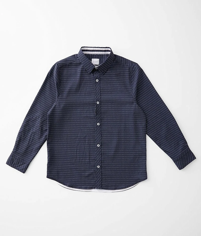 Boys - Printed Stretch Shirt