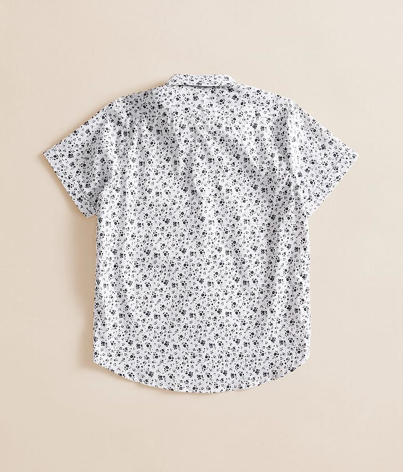 Boys - Floral Stretch Shirt