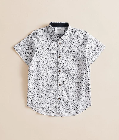 Boys - Floral Stretch Shirt