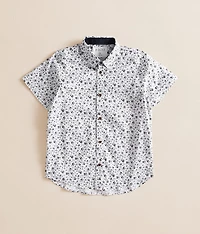 Boys - Floral Stretch Shirt