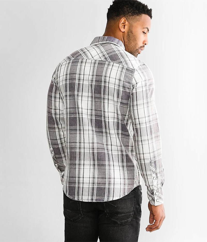 Washed Plaid Standard Shirt