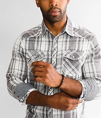 Washed Plaid Standard Shirt