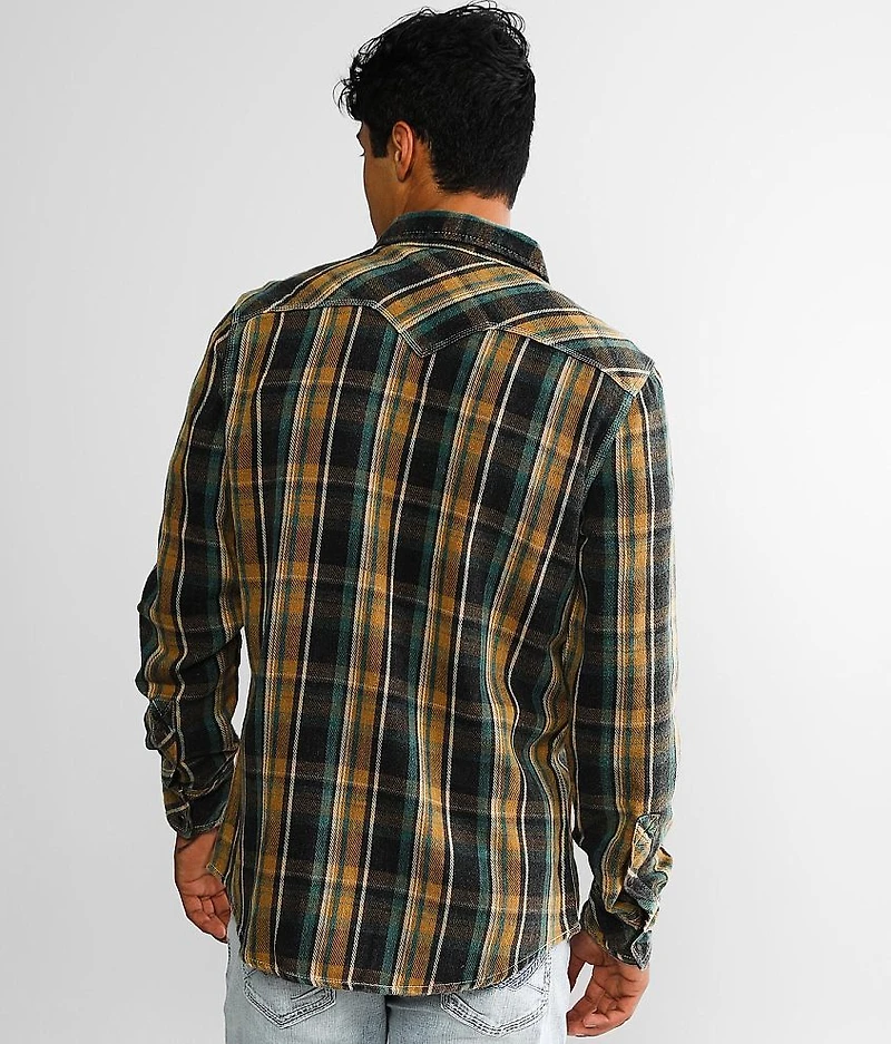 Brushed Plaid Athletic Shirt