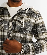 Plaid Standard Hooded Shirt