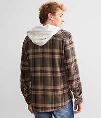 Flannel Athletic Hooded Shirt