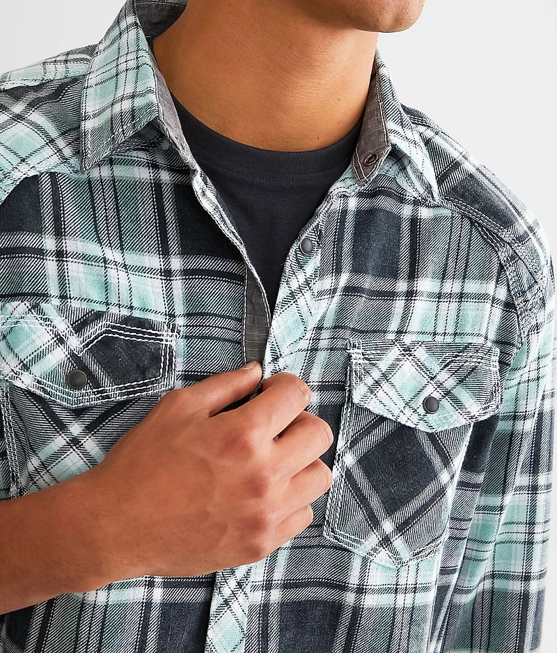 Brushed Plaid Athletic Shirt