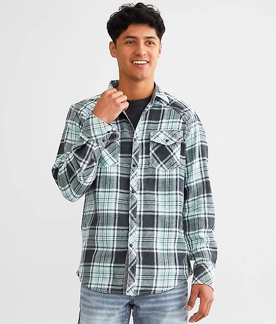 Brushed Plaid Athletic Shirt