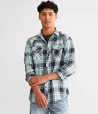 Brushed Plaid Athletic Shirt