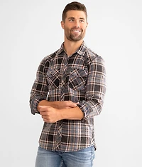 Washed Plaid Standard Shirt
