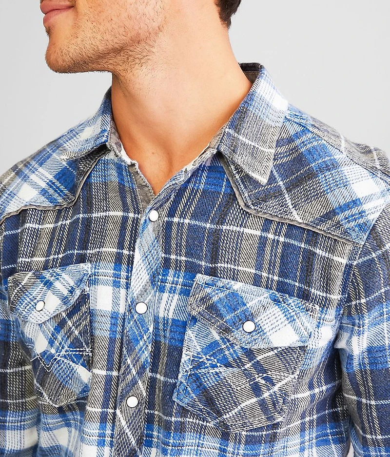 Plaid Athletic Flannel Shirt