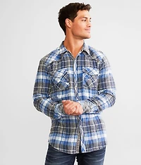Plaid Athletic Flannel Shirt