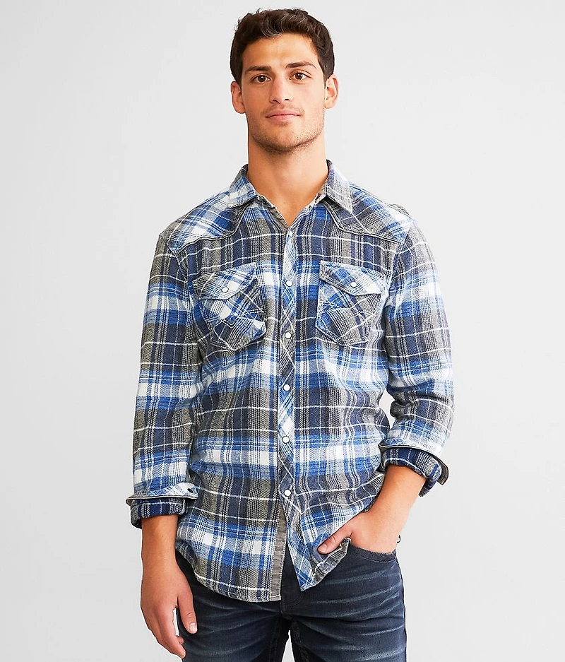 Plaid Athletic Flannel Shirt