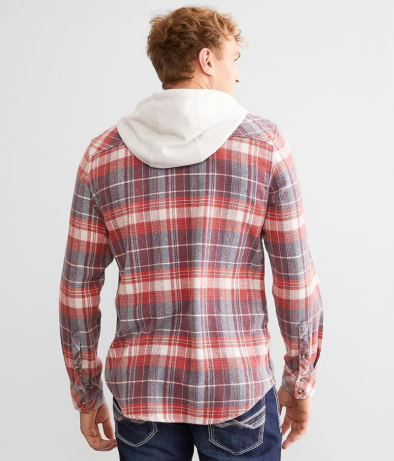 Plaid Standard Hooded Shirt