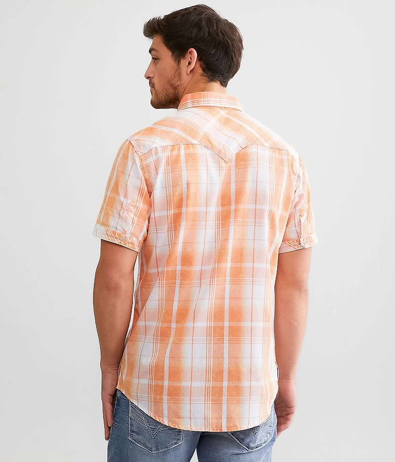 Washed Plaid Standard Shirt