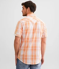 Washed Plaid Standard Shirt