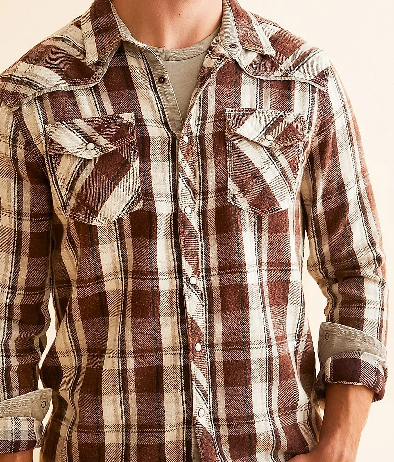 Brushed Plaid Athletic Shirt