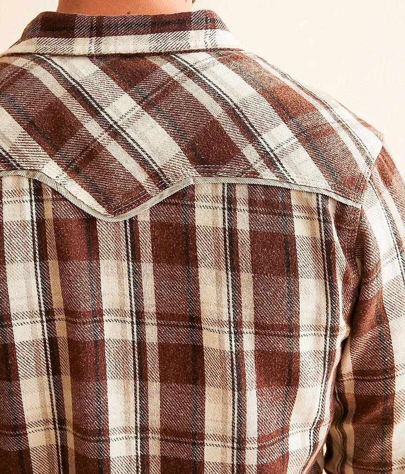 Brushed Plaid Athletic Shirt