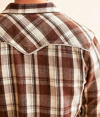 Brushed Plaid Athletic Shirt