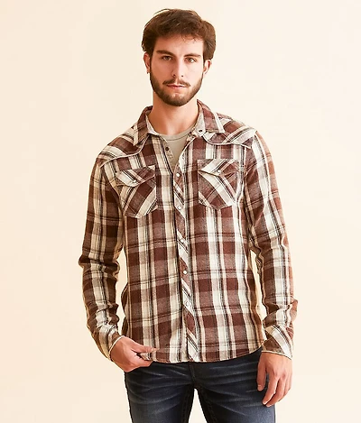 Brushed Plaid Athletic Shirt
