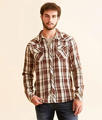 Brushed Plaid Athletic Shirt