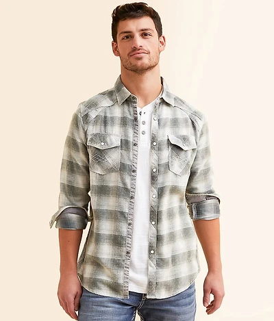 Brushed Plaid Athletic Shirt