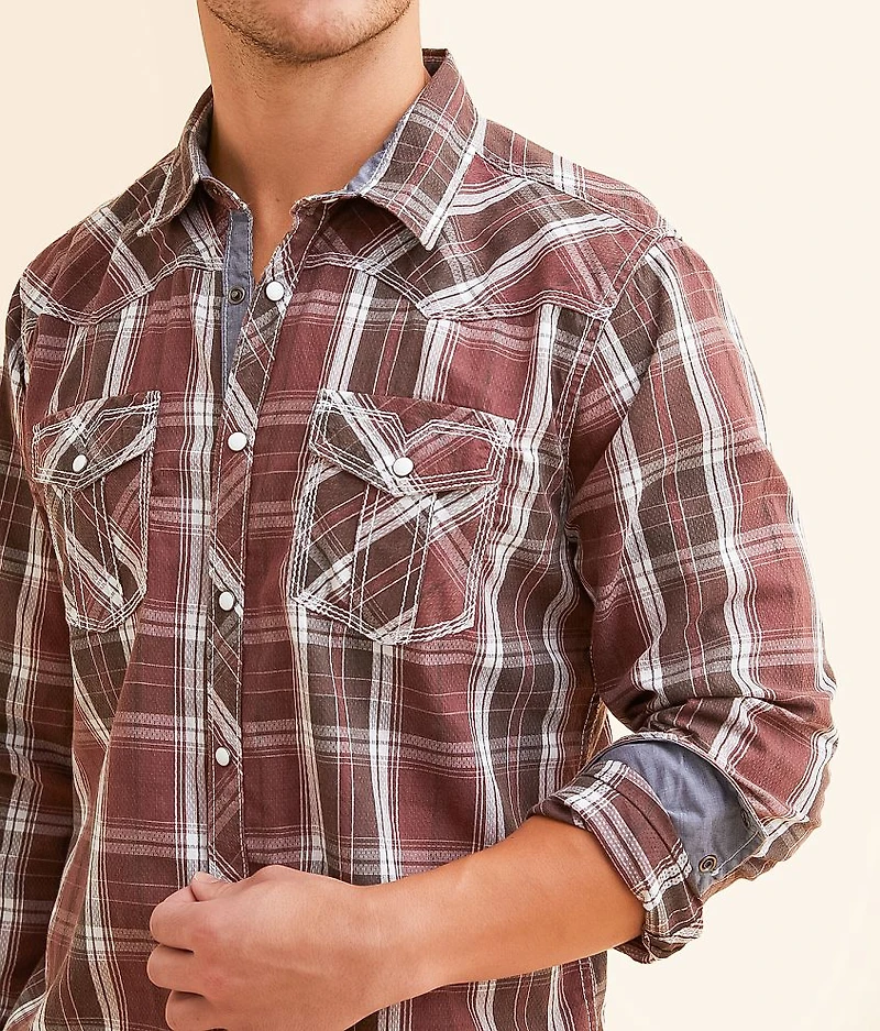 Athletic Plaid Shirt