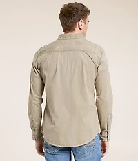 Washed Athletic Stretch Shirt