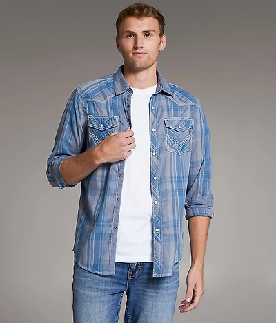 BKE Vintage Standard Plaid Shirt