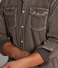 Washed Athletic Stretch Shirt