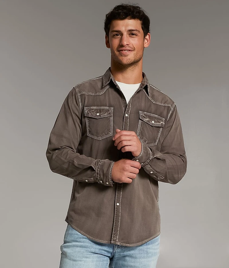 Washed Athletic Stretch Shirt