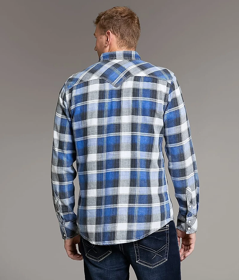 Athletic Plaid Shirt