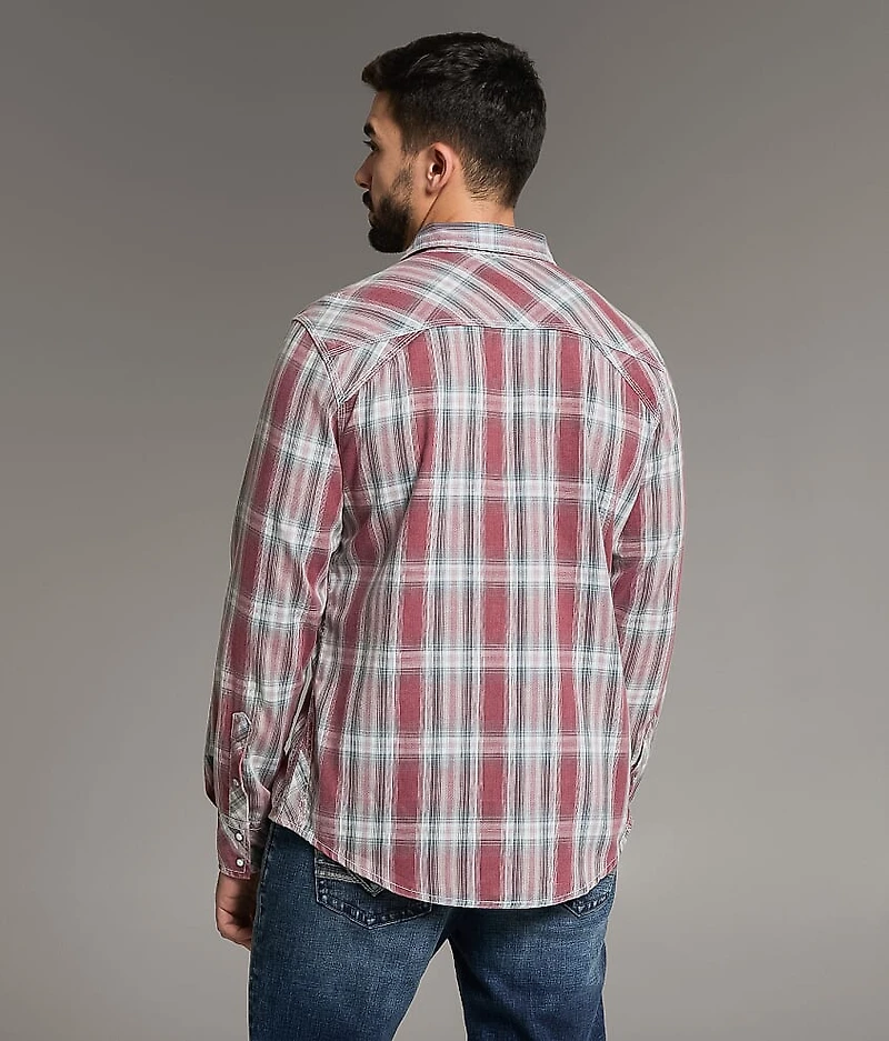 Athletic Plaid Shirt