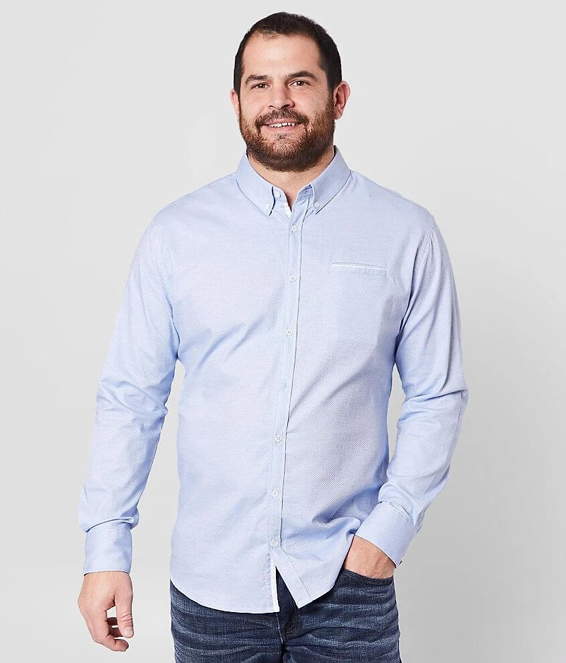 Jacquard Stretch Shirt - Big & Tall