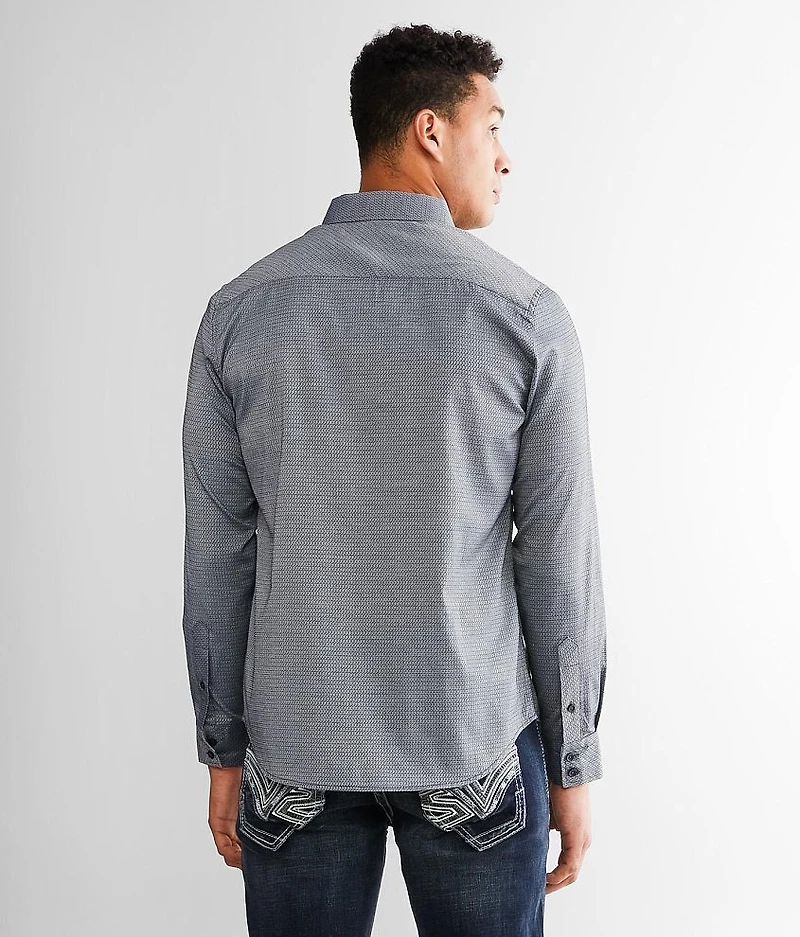 Printed Athletic Stretch Shirt