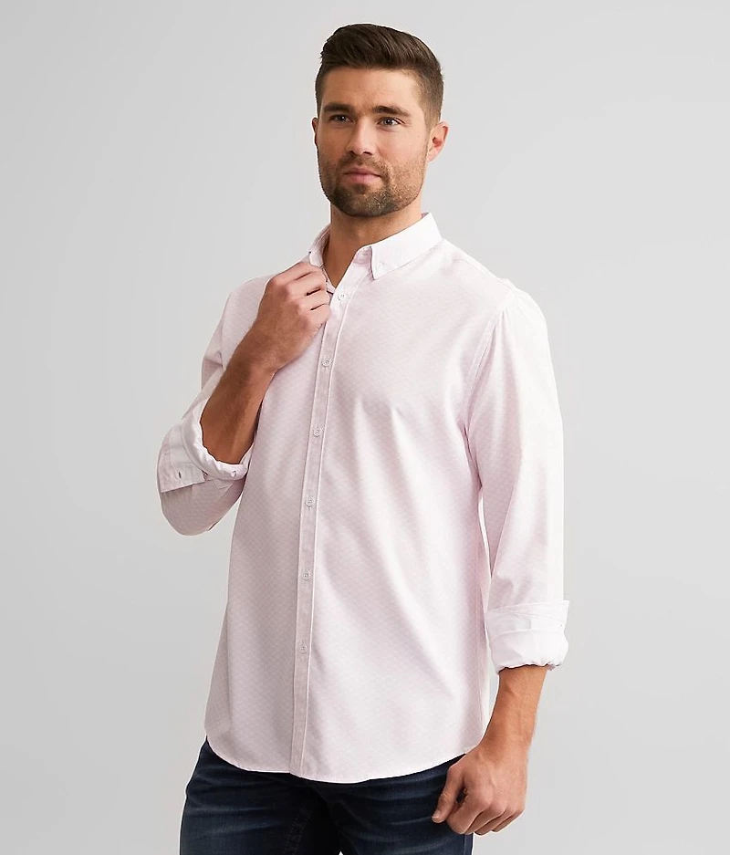 Printed Athletic Performance Stretch Shirt
