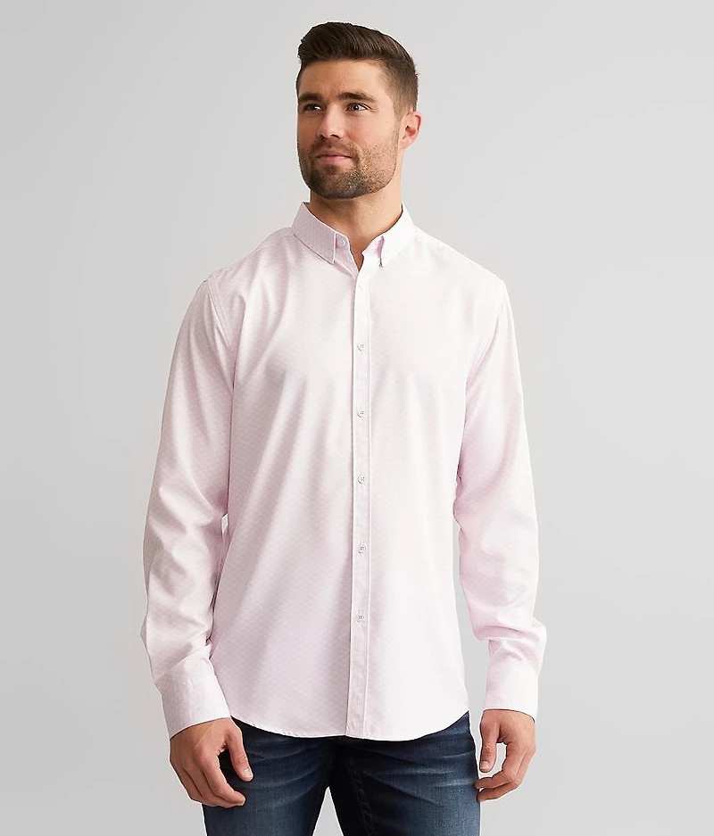 Printed Athletic Performance Stretch Shirt