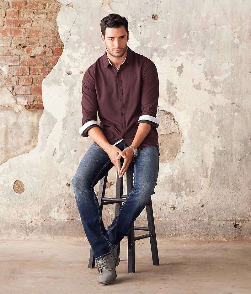 Printed Standard Performance Stretch Shirt