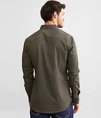 Geo Tailored Performance Stretch Shirt
