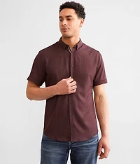 Striped Athletic Performance Stretch Shirt
