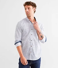 Floral Athletic Stretch Shirt