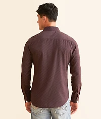 Stripe Tailored Performance Stretch Shirt
