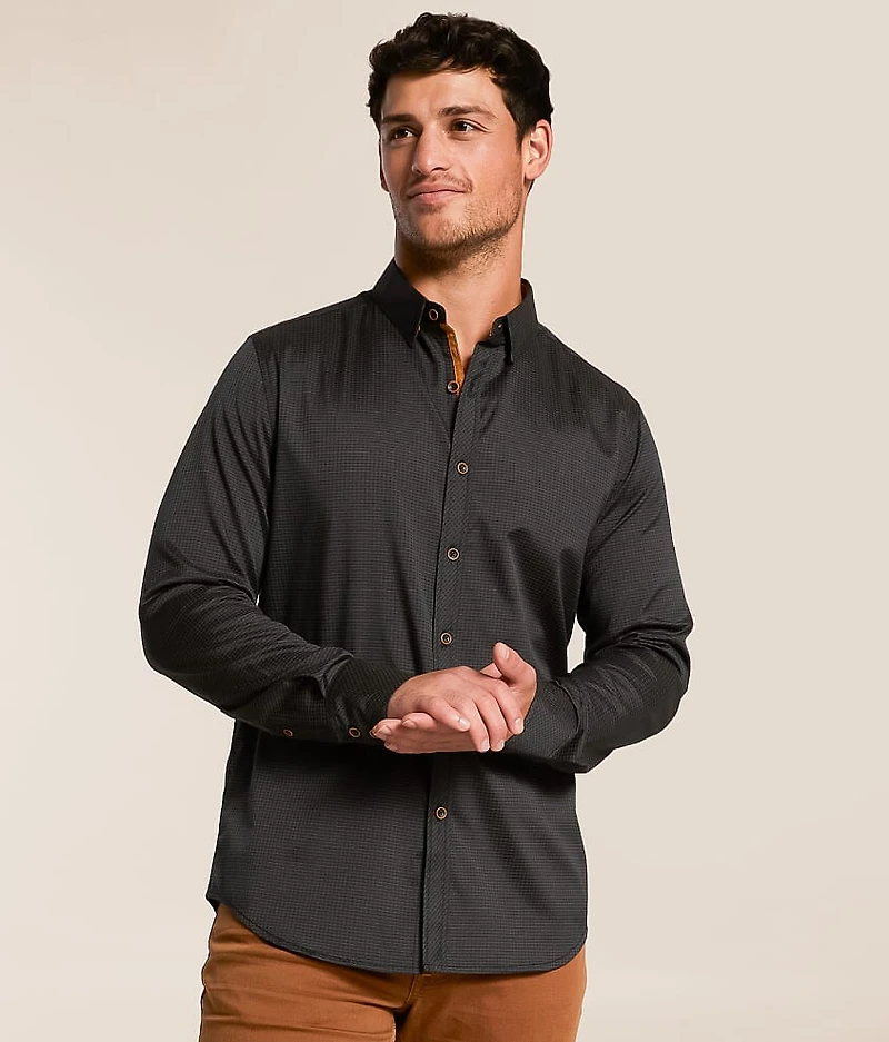 J.B. Holt Striped Standard Stretch Shirt